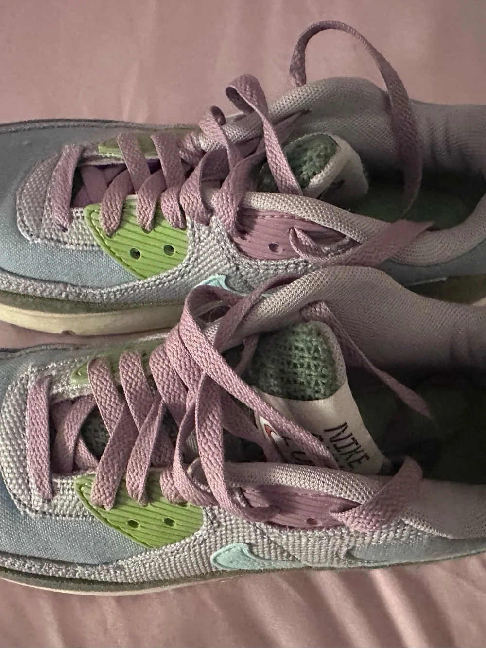 Nike Air Max Pastel Lavender & Green Sneakers